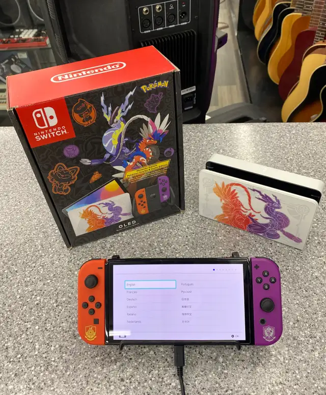 Nintendo Switch OLED Pokemon Scarlet Violet Edition in Nintendo Switch in City of Toronto - Image 3