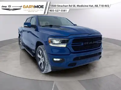 The 2019 Ram 1500 Sport, finished in a sophisticated color, is a robust and capable 4x4 truck that d...