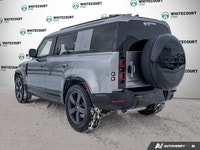 The 2023 Land Rover Defender 110 X-Dynamic SE AWD in stunning gray with an all-wheel-drive capabilit... (image 3)