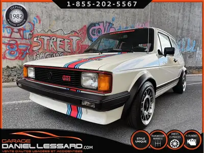 VOLKSWAGEN RABBIT EXCLUSIV, MK1, POUR COLLECTIONEUR, MANUELLE, TOIT OUVRANT, MAG 16 PO CLEAN POUR BE...