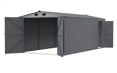New 10x20 & 13x20 FT Metal Storage Garage Sheds Reinforced Steel, View more