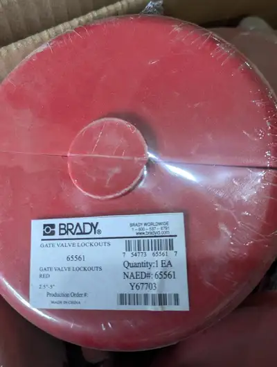 Brady Gate Valve Lockouts | Valve Safety Lockout Devices, View more