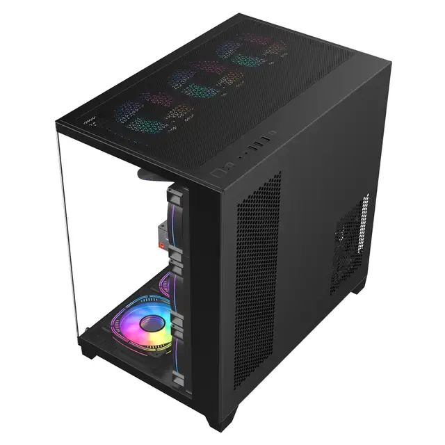 Sea View Promax Black ATX RGB Gaming PC Case – SV-PMX-BLK in Other in Edmonton - Image 5
