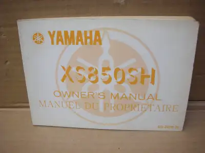 1981 Yamaha XS 850SH owners manual it is new no smudges or tears it is in English and French part #...