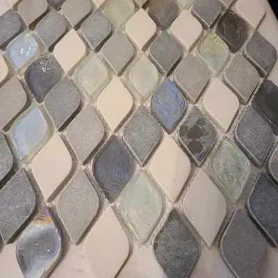 Luxury Stone & Glass Mosaic Tile – 12" × 12", View more