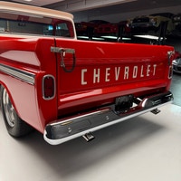 Check out this beautifully restored 1965 Chevrolet C10 Deluxe pickup finished in Cardinal red and Er... (image 7)