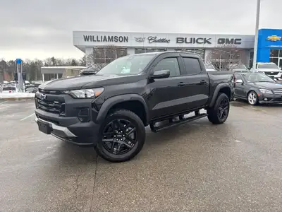 Welcome to Williamson GM Uxbridge 2025 Black Chevrolet Colorado Trail Boss | 20 Inch Wheels | Stowfl...