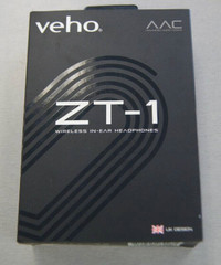 Veho ZT-1 Wireless In-Ear Headphones - BRAND NEW