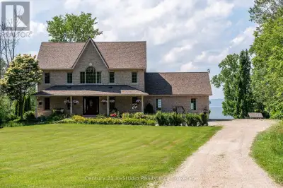 How often do you find both waterfont and acreage? This rare offering is a true exception, 7 private...