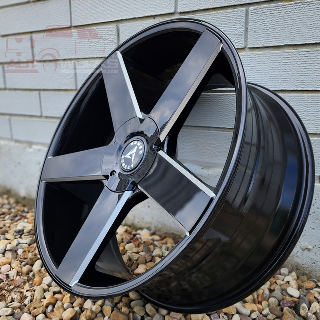 22" GLOSS BLACK MILLED Wheels - ONLY $1390! Armed HUSTLER in Tires & Rims in Edmonton - Image 2