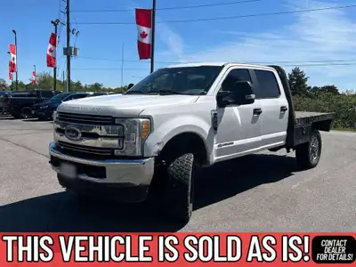 SOLD AS IS! 2017 FORD F-350 XL SUPER DUTY CREW CAB 4X4 6.7L Power Stroke V8 Turbo Diesel | 6-Speed A...