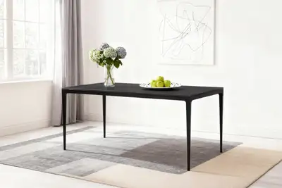 BRUTUS 59" Sintered Stone Top Aluminum Frame&Leg Dining Table, View more