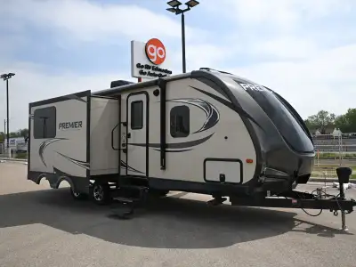 The 2017 Bullet 24RKPR is a lightweight travel trailer that blends comfort, style, and easy towing i...