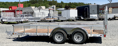 THE ULTIMATE ALL PURPOSE ALUMINUM UTILITY TRAILER! SOME STANDARD FEATURES INCLUDE: -PERIMETER TUBE F...