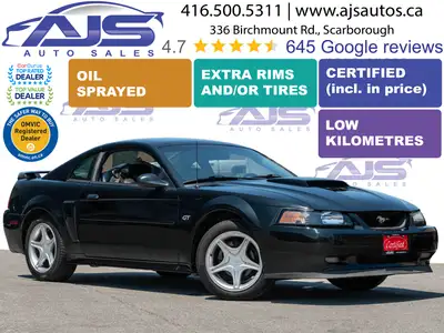 WOW only 123K, GT, 4.6L, 260HP, Auto, AC, CERTIFIED (incl. in price), No rust - oil sprayed, Borla e...