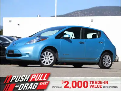 2015 NISSAN LEAF S - NO ACCIDENTS - BACKUP CAMERA - HEATED FRONT SEATS AND STEERING WHEEL - PUSH BUT...