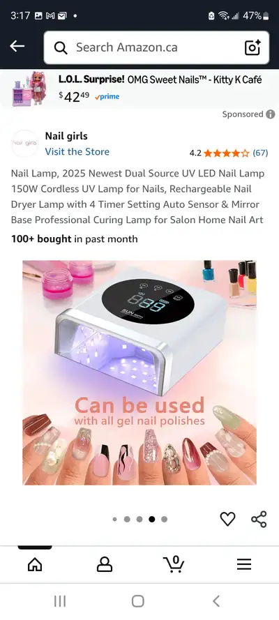 Nail Lamp, 2025 Newest Dual source, View more