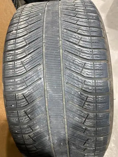 Two 295/40R20 Michelin Pilot Alpine Winter Tires Snowpeak Symbol 5/32 Tread Remaining Two Tires for...