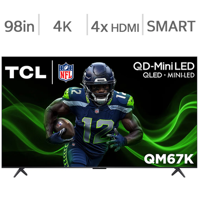 TCL 98QM67K 98" QM67K 4K QD-Mini LED Google TV | Open Box, View more