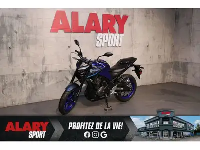 Alary Sport 2025 Yamaha MT-03 Yamaha MT-03 2025 Cette MOTOCYCLETTE YAMAHA MT-03 2025 est disponible...
