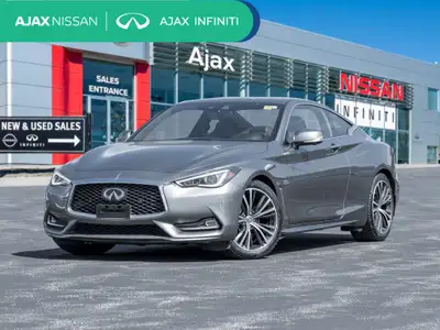 2018 INFINITI Q60 3.0t SPORT CLEAN CARFAX | LOW MILEAGE | IMMACULATE SHAPE!! Graphite Shadow 3.0L V6...