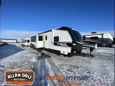 Jayco Eagle HT 312BHOK Travel Trailer Bunkhouse, Kitchen Island, Fireplace & Private Bedroom! 2026 J...