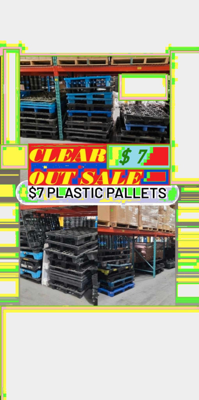 Dry wood 48 x 40 and plastic pallets (43x43 OR 45x45) Great SKID in Other Business & Industrial in Mississauga / Peel Region - Image 3