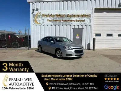 Welcome to Prairie West Automotive. 2016 Chevrolet Malibu Limited LS Call: (306) 380-8858 Text: (306...