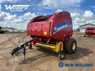 2014 NEW HOLLAND ROLL-BELT 560 ROUND BALER 11,571 Bales, Specialty Crop, Net & Twine, Premium Laced...
