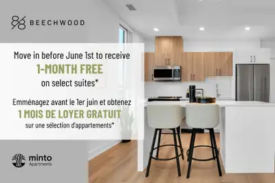 Spring into your new home at 88 Beechwood! Move in before June 1st to receive 1 month of free rent.*...