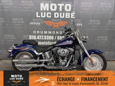 2007 Harley-Davidson FLSTF Fat Boy Harley-Davidson FLSTF Fat Boy 2007 48 078 KM MOTO CANADIENNE ALAR...