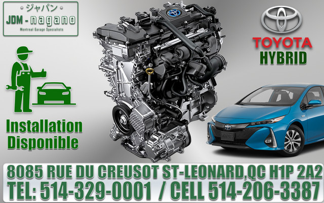 Toyota Prius Hybrid Engine 1.8 2ZR-FXE Prius Prime Plug in Motor in Engine & Engine Parts in Ottawa - Image 4