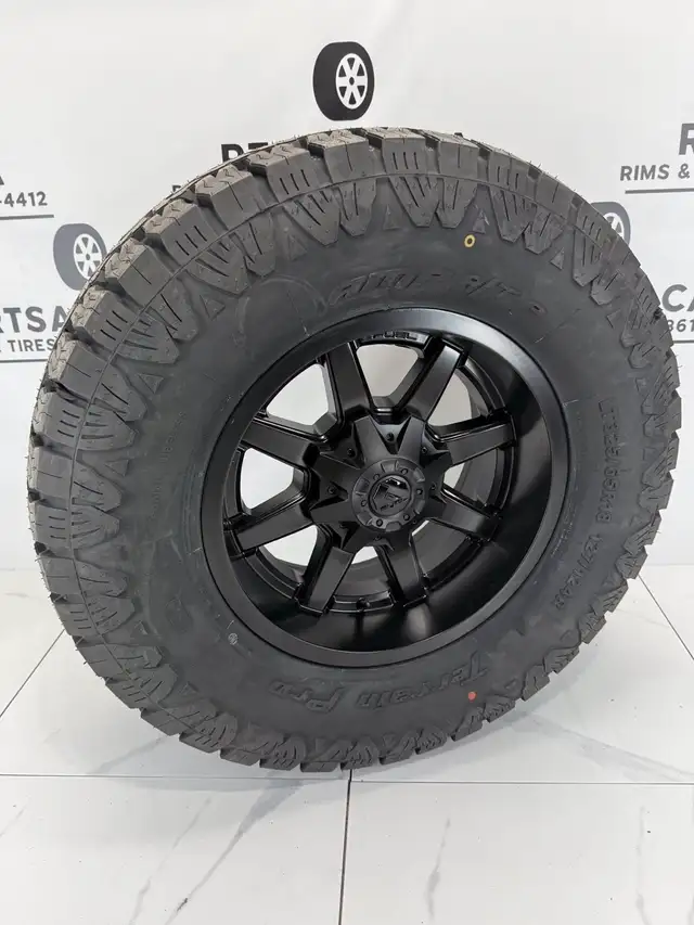 325/65/18 Tires 18x9 Fuel Maverick Rims 8x165 in Tires & Rims in Saskatoon - Image 2
