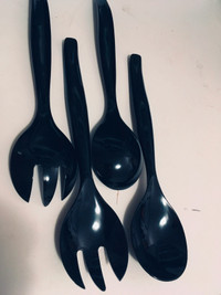 6 sets New Salad serving spoon & Fork