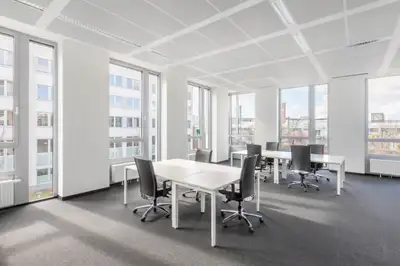 Access a bright and inspiring office space to rent designed to help teams of five to do their best w...