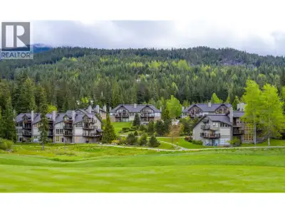 Right on the first fairway of the Chateau Whistler Golf Course, this updated townhome is the ultimat...