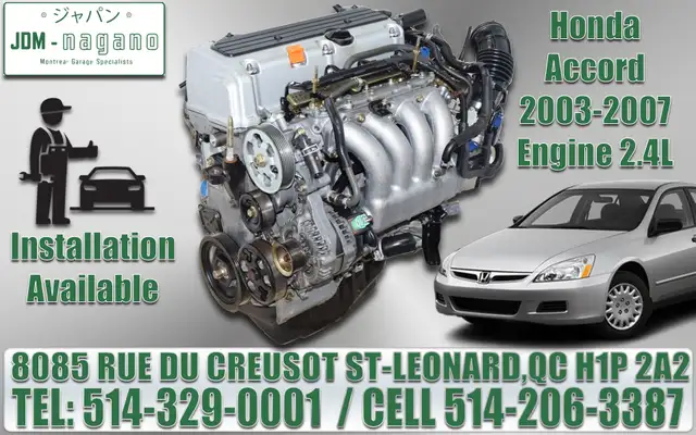 Moteur Kia Hyundai 2.4 2.0 1.8 1.6 G4KJ, Sonata, Optima Santa Fe in Transmission & Drivetrain in Drummondville - Image 9