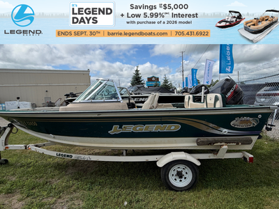 1999 | Legend | V-178 Sportfish - Sold As Is $9,999 - plus any applicable taxes 1999 Mercury 75 ELPT...