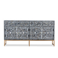 Mother of Pearl - TV Cabinet / Sideboard White