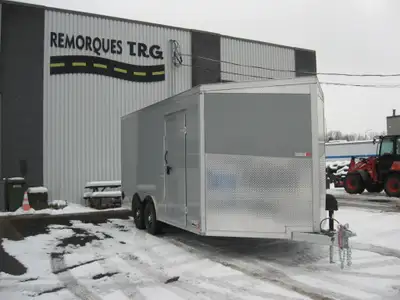 Remorques TRG Remorque Galvanisée a chaud 8.5X16 2 essieux 3500 ou 5200 lbs (sans inspection) Essieu...