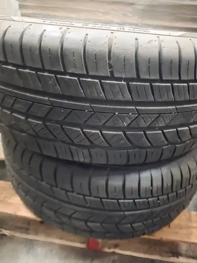 2 ALL SEASON TIRES AND RIMS