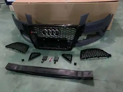 AUDI A4 S4 B8 RS4 CONVERSION FRONT BUMPER 2009 2010 2011 2012 BODY KIT WE ALSO HAVE HOOD HEADLIGHT F...