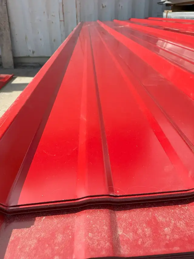 NEW 29 GA RED STEEL SIDING SHEET in Roofing in Medicine Hat - Image 6