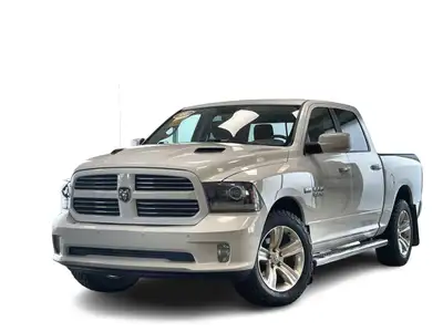 Recent Arrival! Odometer is 33691 kilometers below market average! 2017 Ram 1500 Sport Bright White...