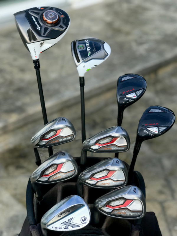 Parfait set de golf complet Taylormade Aeroburner pour GAUCHER! dans Golf  à Longueuil/Rive Sud - Image 2