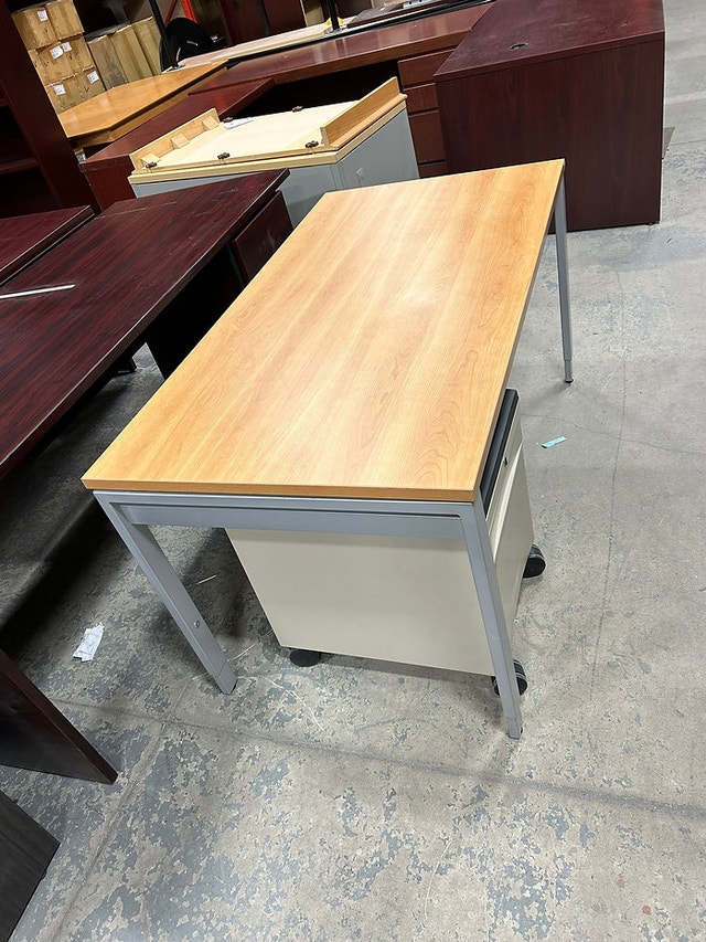 Herman Miller Straight DeskTeknion Brown LShape DeskCall us! Desks