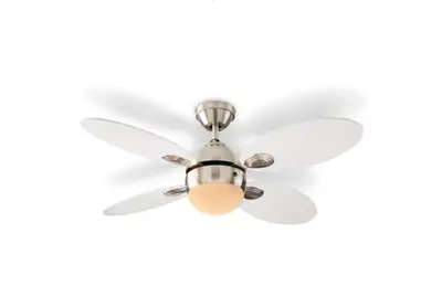 NEW! NOMA Scandinavian Ceiling Fan, WhiteID# 246, View more