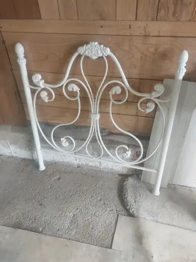 Headboard - White Metal Elmira or Guelph, View more