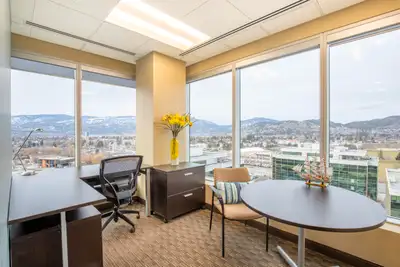 Productive workspace for three that comes with everything taken care of. Make a home for your busine...