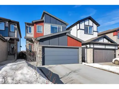 Beautiful custom-built Bedrock Homes 2-storey in the sought-after community of Woodbend! This home o...
